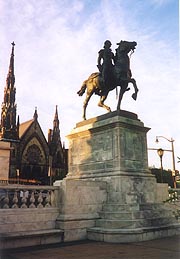 [photo, Equestrian statue of Lafayette, Mount Vernon Place, Baltimore, Maryland]