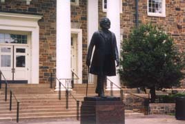 [photo, Frederick Douglass statue, Holmes Hall, Morgan State University, Baltimore, Maryland]