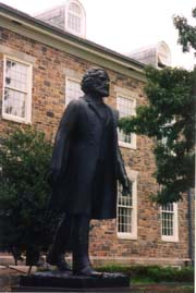 [photo, Frederick Douglass statue, Holmes Hall, Morgan State University, Baltimore, Maryland]