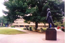[photo, Frederick Douglass statue, Morgan State University, Baltimore, Maryland]