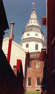 [photo, State House (view from Chancery Lane, Annapolis, Maryland]