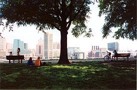 [photo, Federal Hill Park, Baltimore, Maryland]