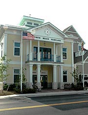[photo, Town Hall, 8916 Chesapeake Ave., North Beach, Maryland]